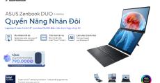 ASUS Zenbook DUO ra mắt người dùng Việt: Laptop 2 màn hình 14" Lumina OLED đầu tiên tích hợp chip AI giá từ 50 triệu 