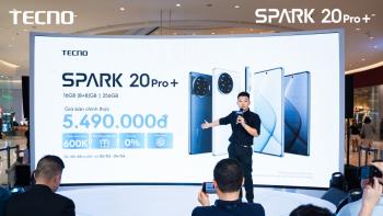 Tecno Spark 20 Pro Plus ra mắt thị trường Việt: thiết kế sang chảnh, giá 5,5 triệu
