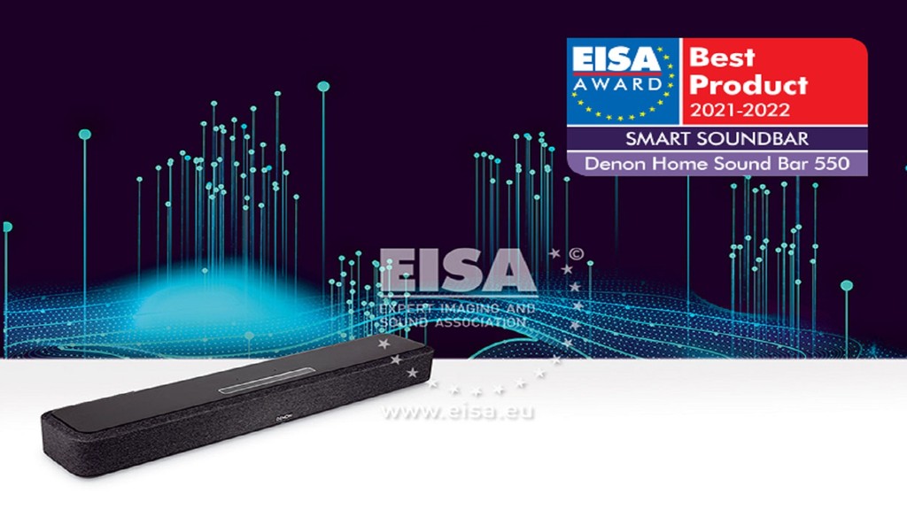 Denon Home Sound Bar 550 đạt giải thưởng EISA Award 2021-2022 - Hạng mục Soundbar thông minh tốt nhất ảnh 1