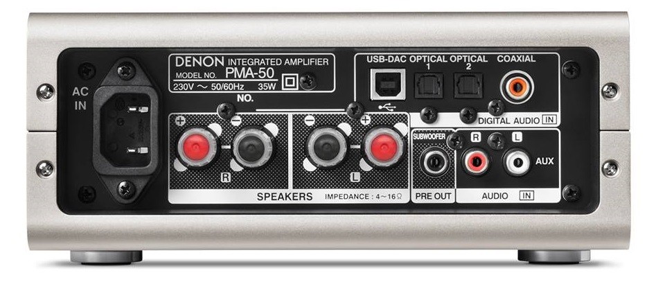 Ampli stereo Denon PMA-50 tích hợp DAC nhỏ gọn, hiệu quả, giá 12 triệu đồng ảnh 3