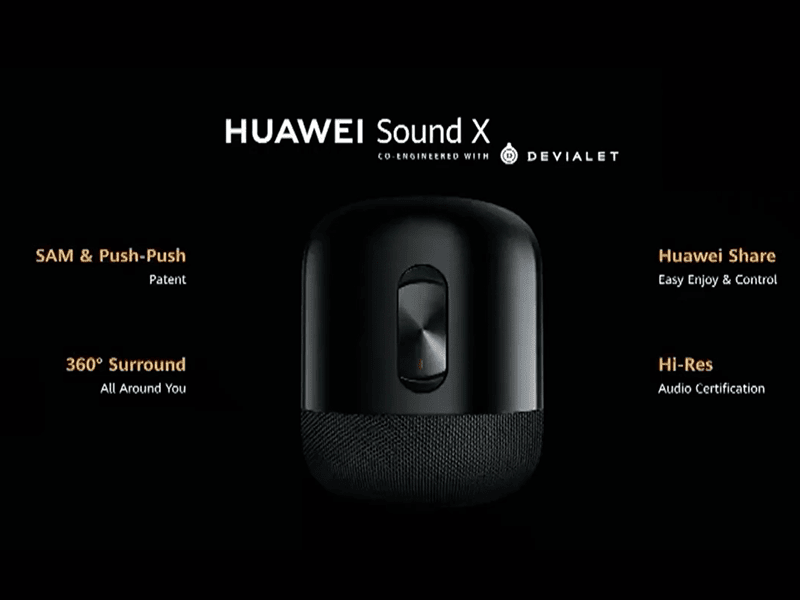 Huawei Sound X: Loa AI Hi-Res hợp tác với Devialet ra mắt ảnh 1
