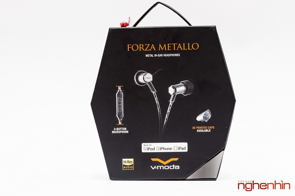 Mở hộp cặp tai nghe in-ear V-Moda Forza Metallo ảnh 2