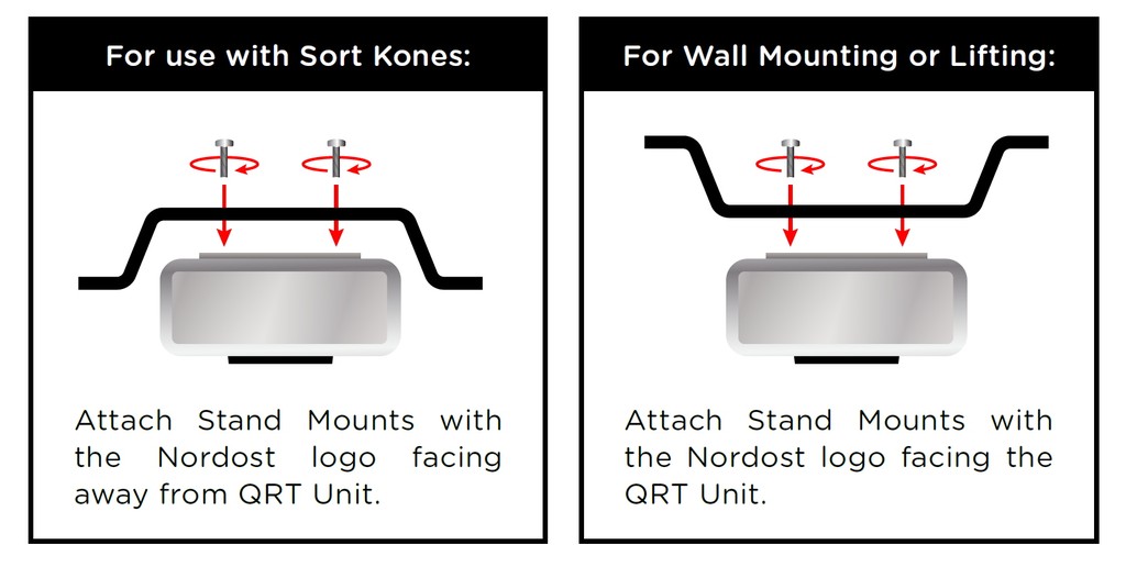 QRT Stand Mount giúp treo và chống rung tinh vi cho ổ cắm Nordost QBase và nguồn QSource ảnh 2