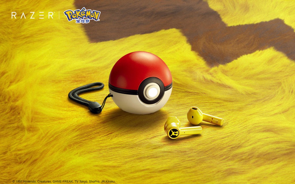 Razer ra mắt tai nghe Pokémon Pikachu, hộp đựng là Pokeball ảnh 1
