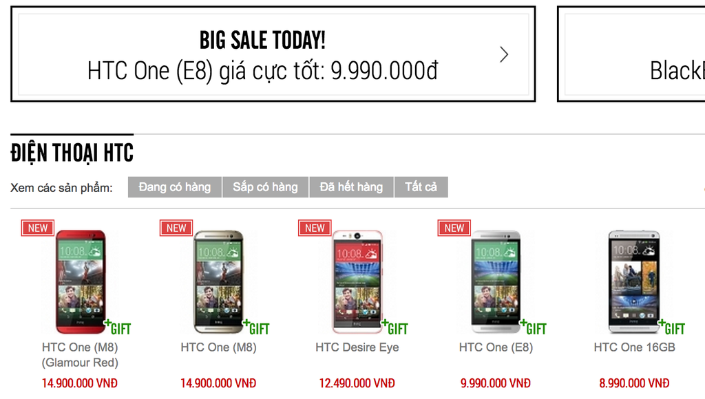 HTC One E8 vỏ nhựa đột ngột giảm giá tới 2 triệu đồng ảnh 2
