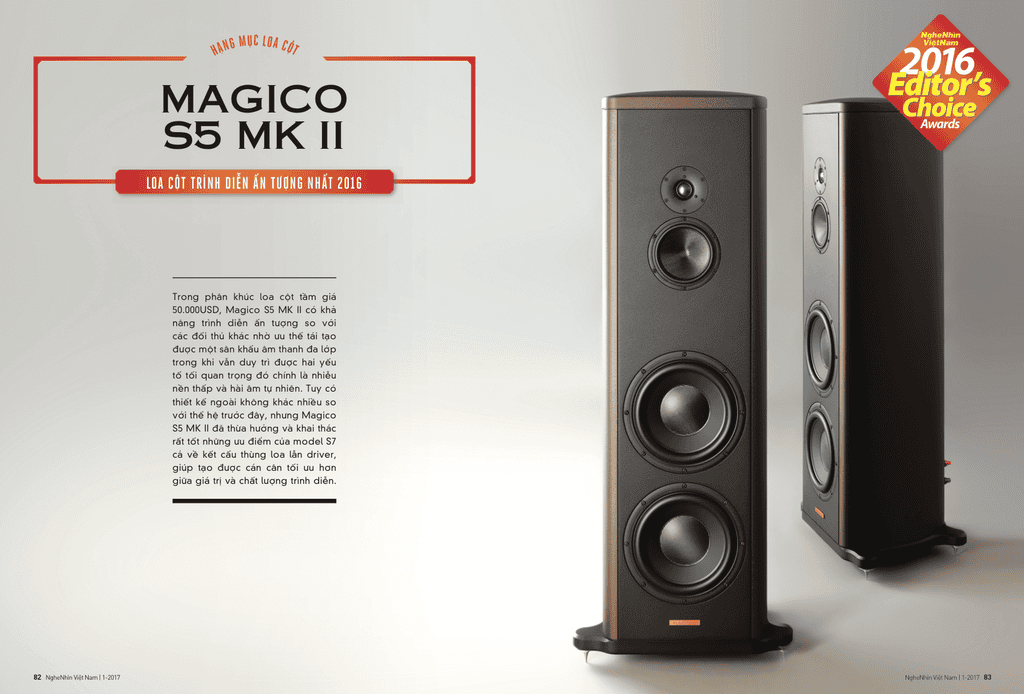 Magico S5 MK II: Loa cột Trình diễn ấn tượng nhất 2016 ảnh 1
