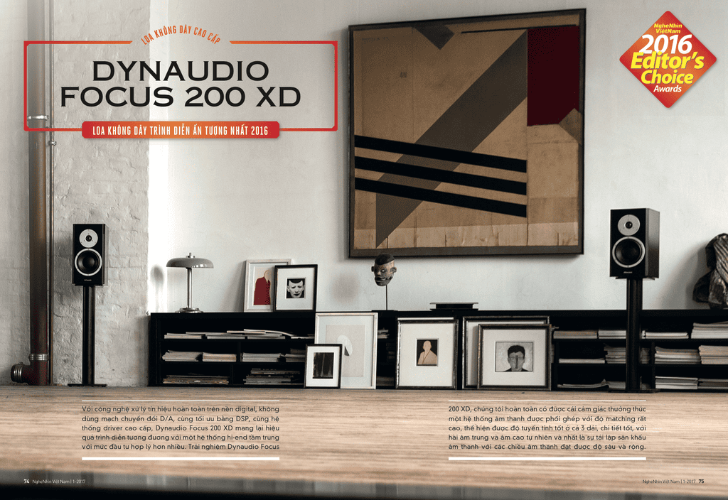 Dynaudio Focus 200 XD: Loa không dây trình diễn ấn tượng nhất 2016 ảnh 1