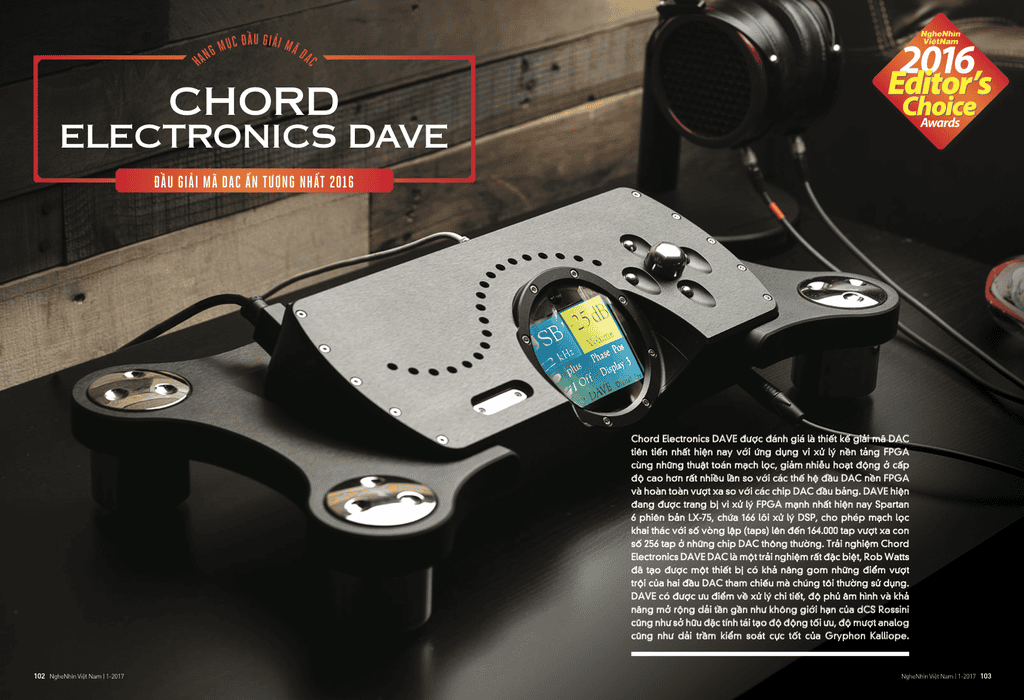 Chord Electronics DAVE: Đầu giải mã DAC ấn tượng nhất 2016 ảnh 1