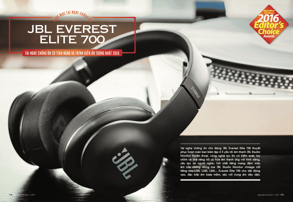 JBL Everest Elite 700: Tai nghe chống ồn với khă năng trình diễn ấn tượng nhất 2016 ảnh 1