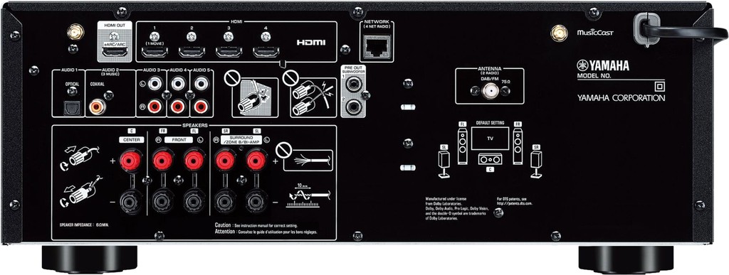 Yamaha RX-V4A, receiver xem phim 8K hiện đại, đa tính năng với mức giá phải chăng ảnh 4