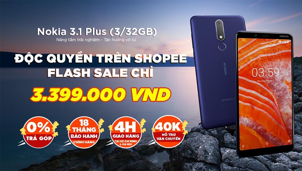 Nokia 3.1 Plus chính thức lên kệ thị trường Việt giá 3.890.000 VND ảnh 2