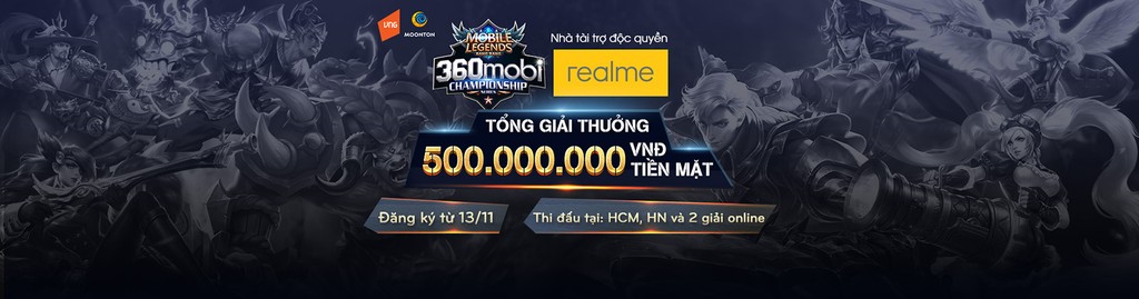 Realme đồng hành cùng giải đấu Mobile Legends: Bang Bang VNG và Đại hội 360mobi ảnh 1
