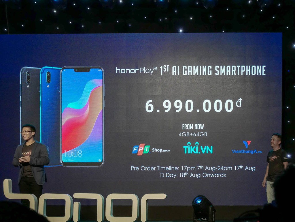 Smartphone chuyên chơi game Honor Play ra mắt thị trường Việt giá 7 triệu đồng ảnh 1