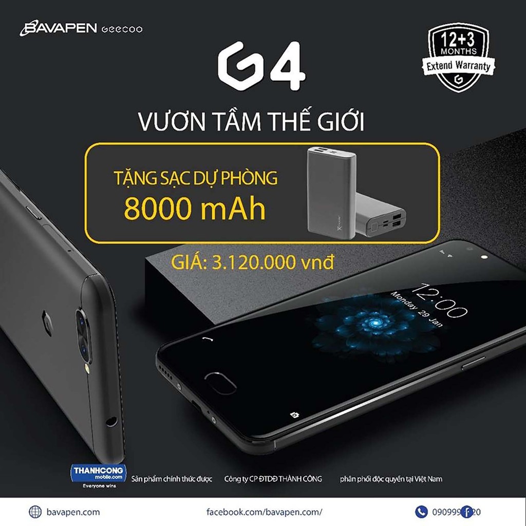 Ra mắt smartphone Bavapen Geecoo G4 giá 3,1 triệu đồng ảnh 2