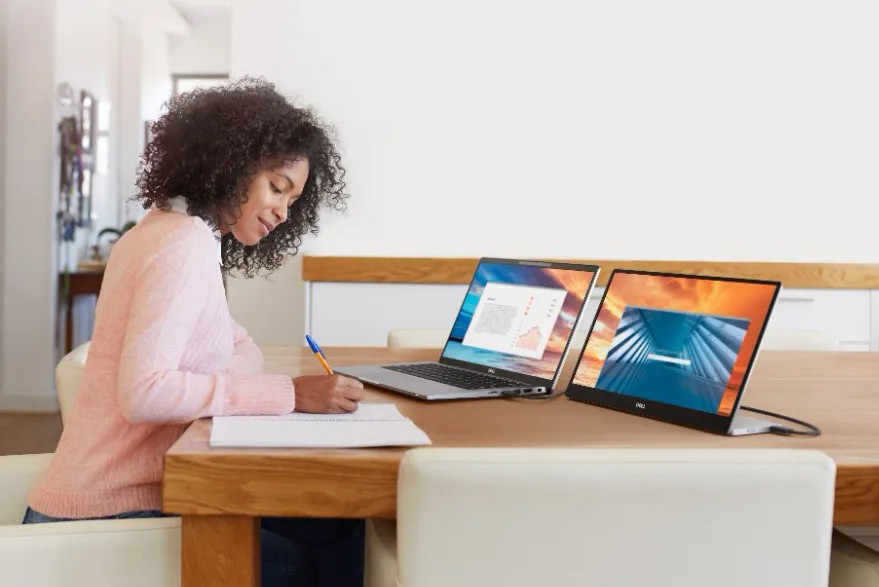 Dell ra mắt màn hình di động 14 inch kết nối qua USB-C ảnh 2