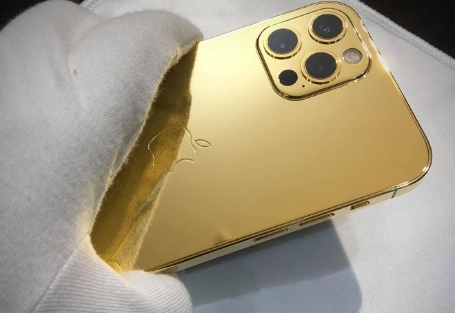Ngắm iPhone 12 mạ vàng đầu tiên trên thế giới do công ty Việt Nam thực hiện ảnh 7