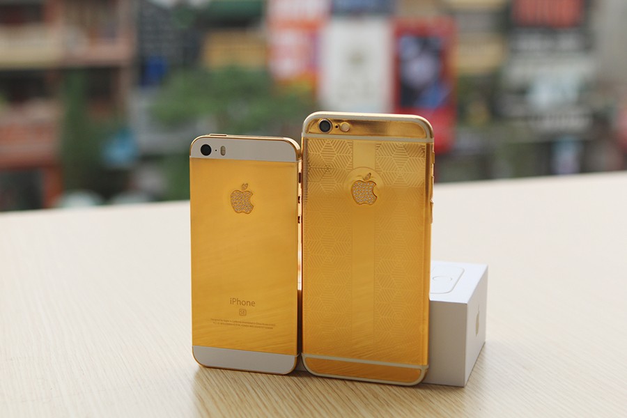 Chiêm ngưỡng iPhone SE mạ vàng 24K giá nghìn đô tại Việt Nam ảnh 4