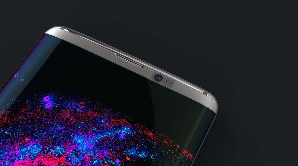 Concept Samsung Galaxy S8 edge có máy chiếu ảnh 2