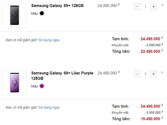 Samsung Galaxy S9+ 128GB Tím Lilac đang giảm giá đến 5 triệu đồng chờ Note 9 ảnh 2