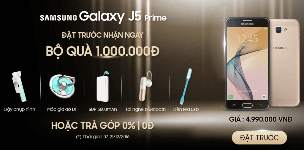 Galaxy J5 Prime ra mắt với nhiều quà tặng ‘khủng’ ảnh 5