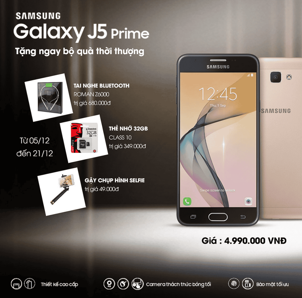 Galaxy J5 Prime ra mắt với nhiều quà tặng ‘khủng’ ảnh 4