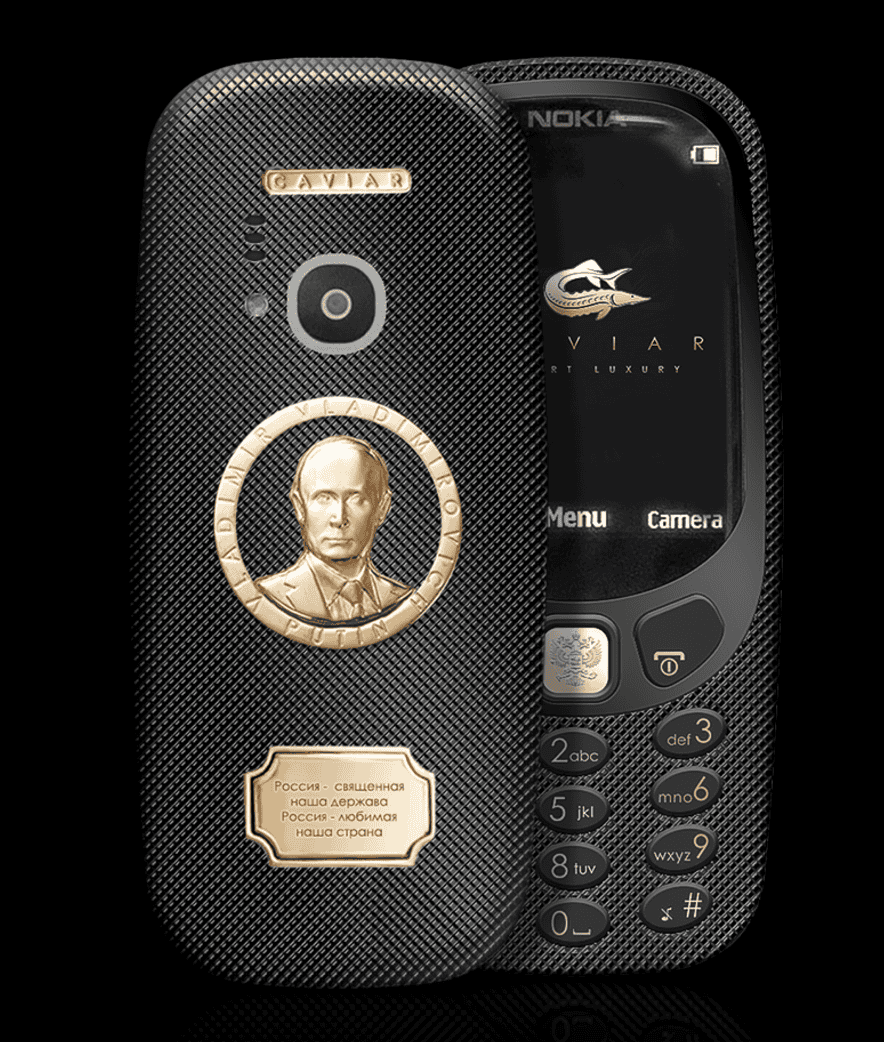 Nokia 3310 Supremo Putin nạm vàng cực độc giá 1.700USD ảnh 2