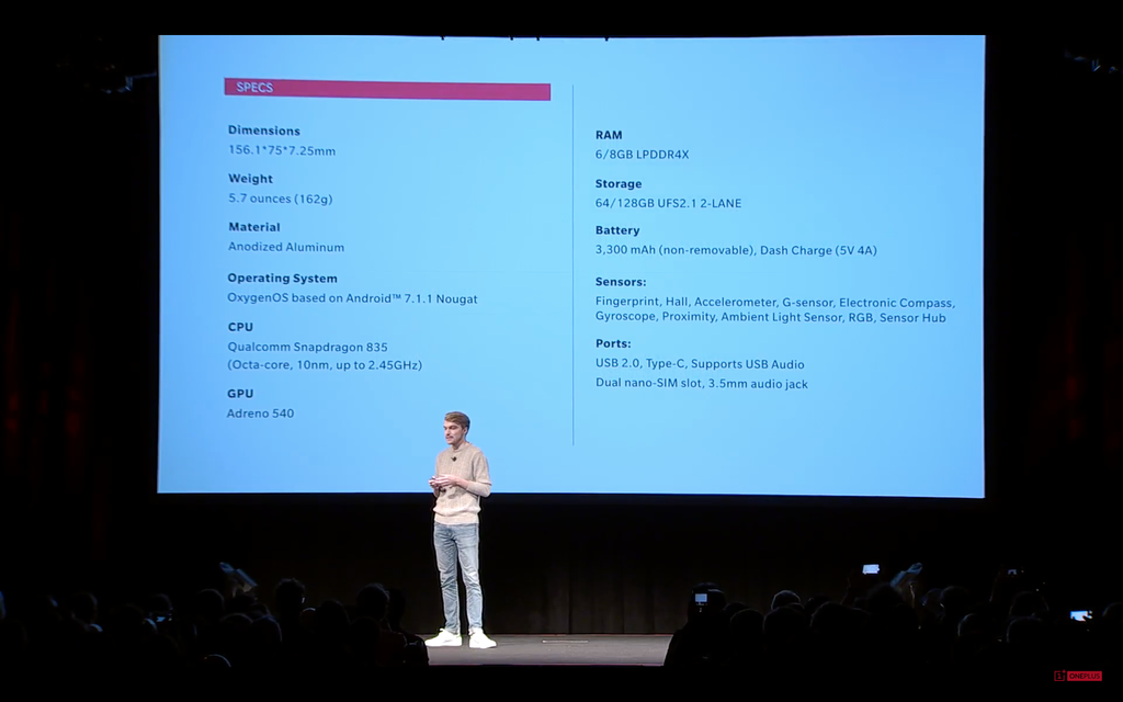 OnePlus 5T trình làng: màn hình Full Optic 18:9, Face Unlock, giá từ 499 USD ảnh 8
