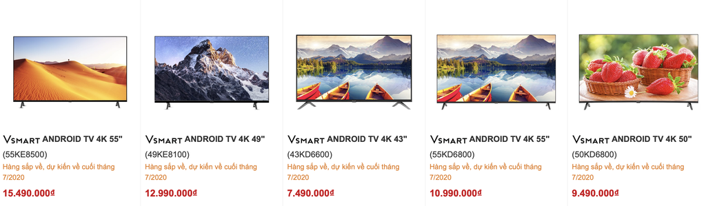 TV Vsmart đã có mặt ở Điện máy xanh: màn hình vô cực 4K, âm thanh vòm, giá từ 7,5 triệu  ảnh 3