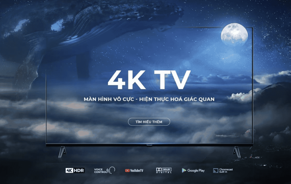 TV Vsmart đã có mặt ở Điện máy xanh: màn hình vô cực 4K, âm thanh vòm, giá từ 7,5 triệu  ảnh 1