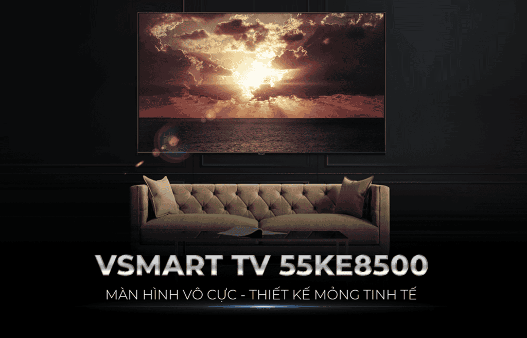 TV Vsmart đã có mặt ở Điện máy xanh: màn hình vô cực 4K, âm thanh vòm, giá từ 7,5 triệu  ảnh 2