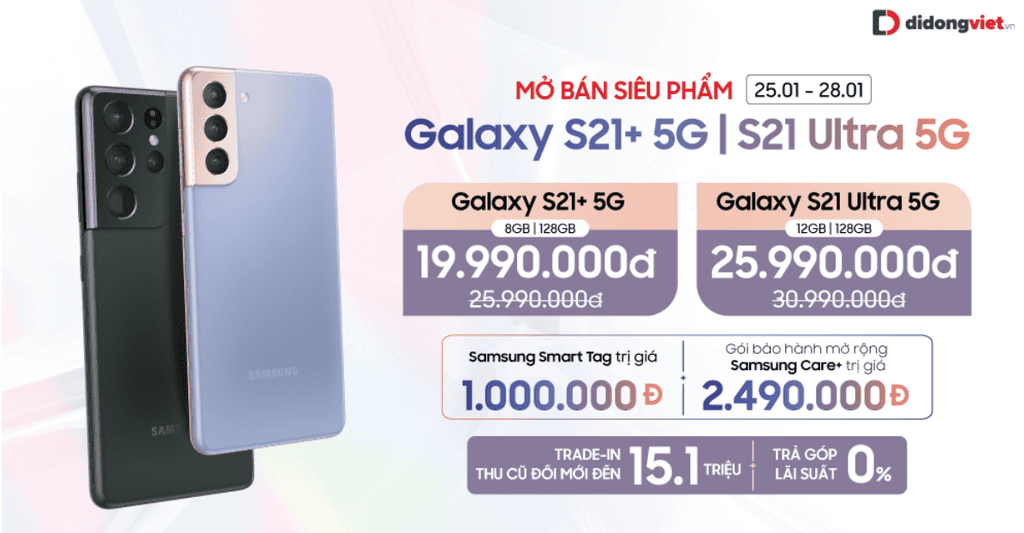 Samsung Galaxy S21 Plus, S21 Ultra mở bán, 30% người dùng đặt trước được trả hàng ảnh 1