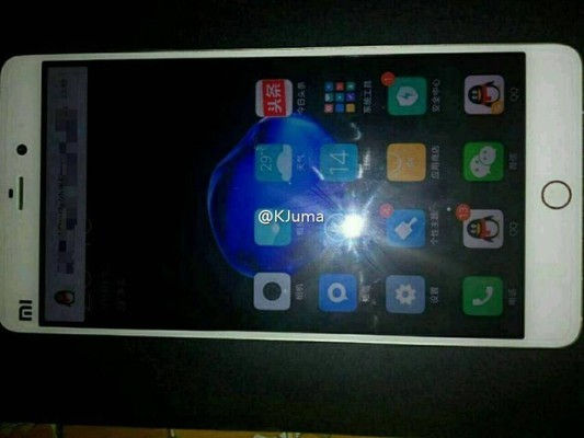 Xiaomi Mi 5s có viền màn hình dày, phím Home cảm ứng ảnh 1