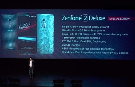 Asus ra mắt ZenFone 2 Deluxe dung lượng 