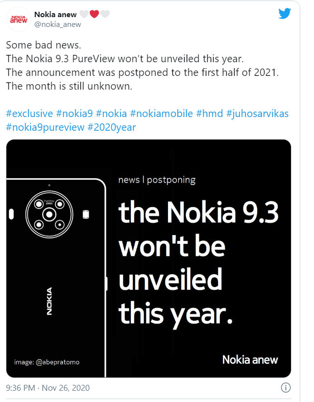 Vì sao Nokia 9.3 PureView 5G có thể lỡ hẹn 2020? ảnh 2