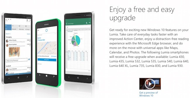 10 smartphone Lumia được lên Windows 10 Mobile ảnh 1