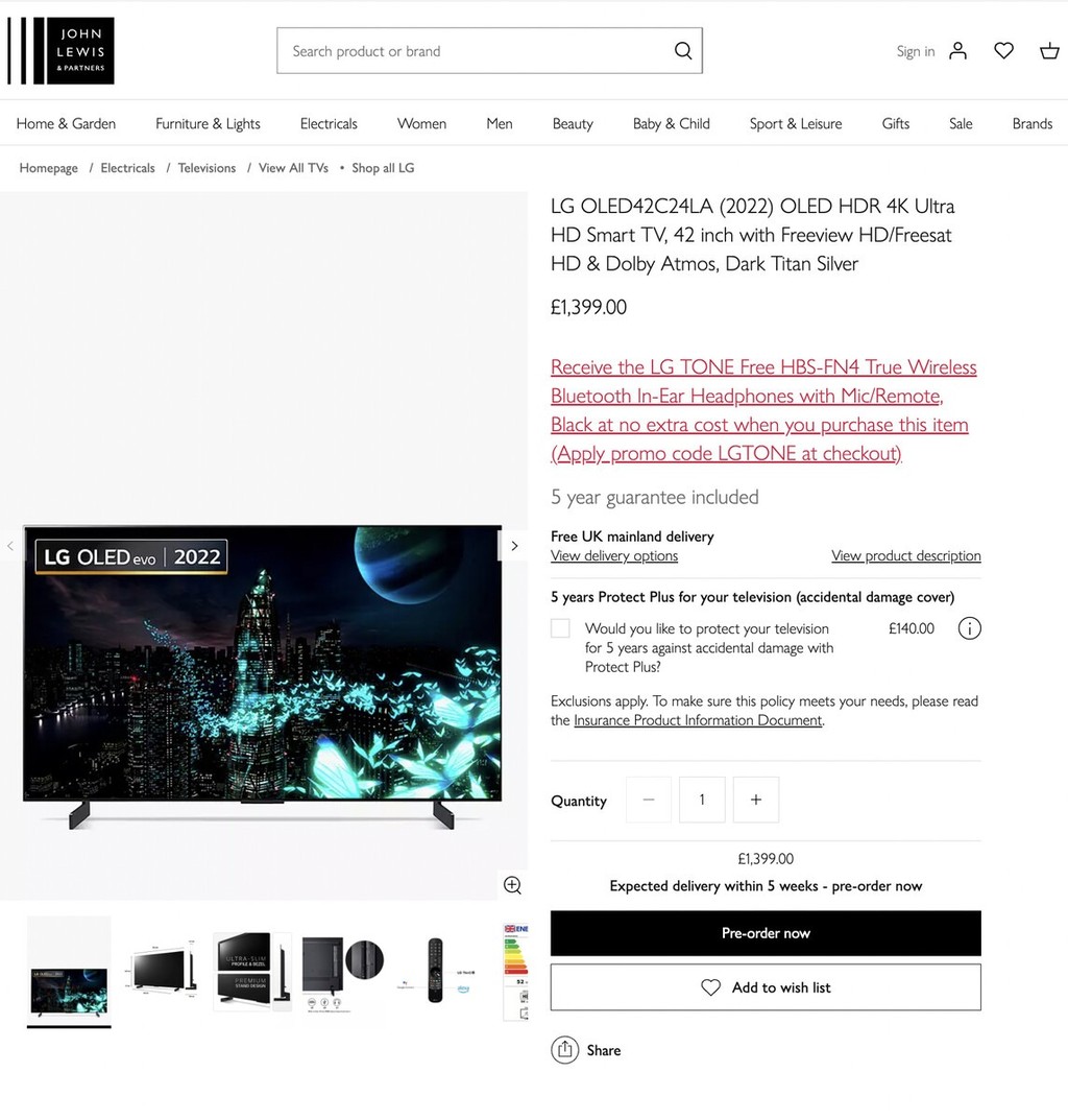 TV LG OLED C2 42 inch có giá lên tới 1.900 USD ảnh 2