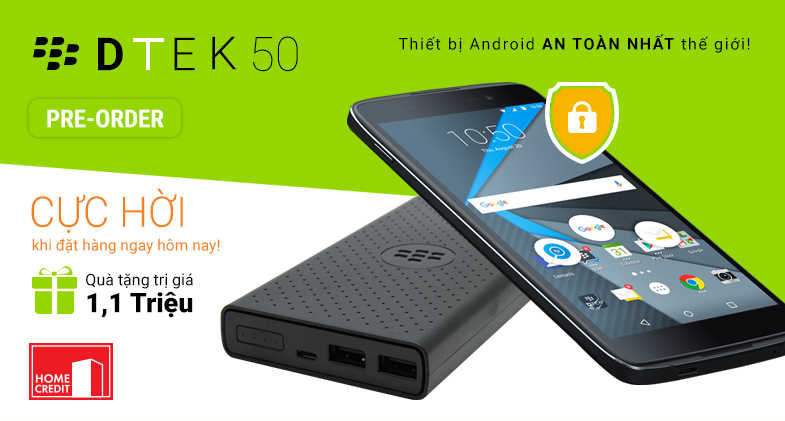 Blackberry DTEK50 lộ giá 8 triệu đồng và khuyến mại lớn ảnh 2
