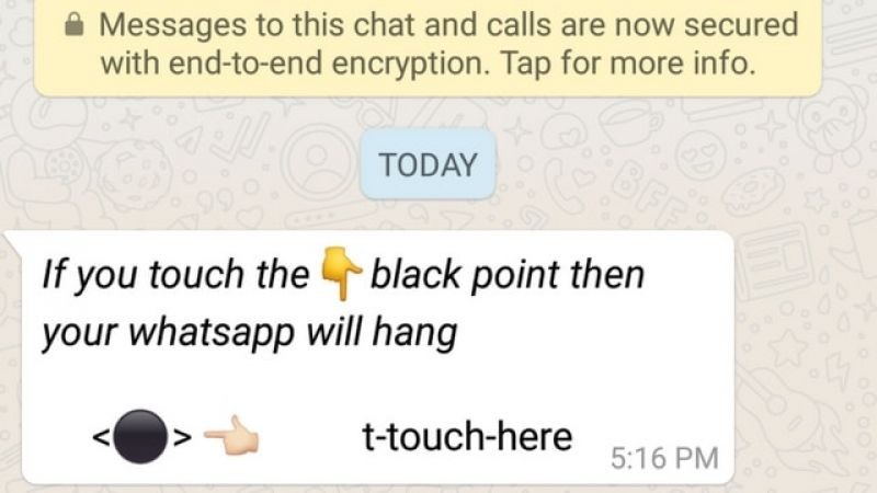 Xuất hiện dòng tin nhắn Whatsapp làm điện thoại ngừng hoạt động ảnh 2