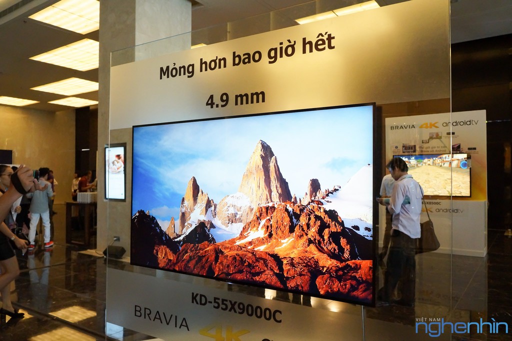 Sony Việt Nam ra mắt TV 4K Android mỏng hơn iPhone 6 ảnh 1