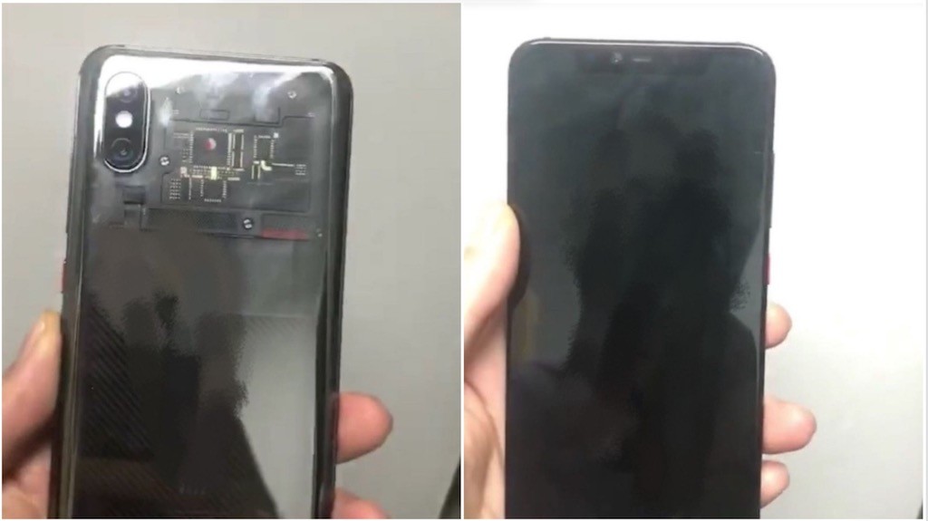 Nhìn mặt lưng thế này, không ai đoán được đây là Xiaomi Mi 8 ảnh 1