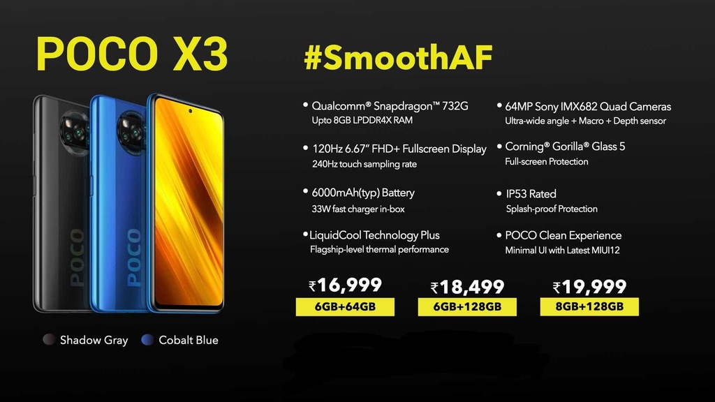 POCO X3 thêm lựa chọn: Bỏ NFC, nâng pin 6.000mAh, giá từ 231 USD ảnh 2