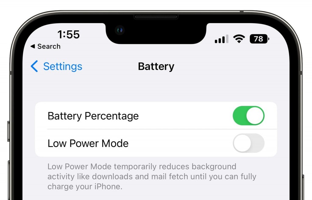 iOS 16 beta 5 brings back battery percentage to the status bar - GSMArena.com news