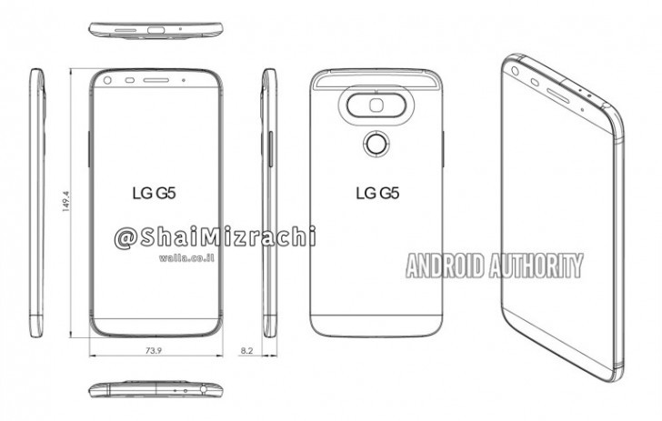 Xuất hiện hình ảnh thiết kế LG G5: mỏng hơn, cụm camera hầm hố ảnh 1