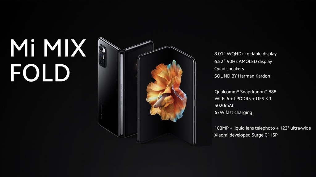 Xiaomi ra mắt smartphone gập đầu tiên mang tên Mi MIX Fold, giá từ 35 triệu đồng ảnh 2