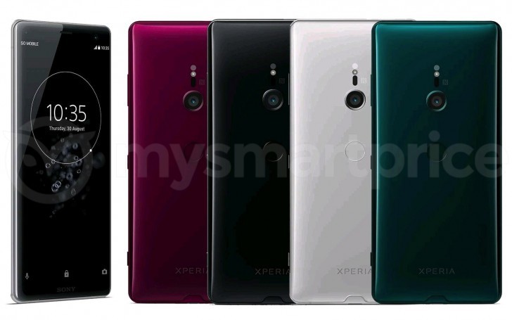 Bốn tùy chọn màu sắc của Sony Xperia XZ3 rò rỉ trước ngày ra mắt ảnh 1