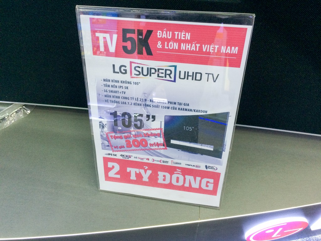Chiêm ngưỡng TV LG màn 5K giá 2 tỷ đồng tại Việt Nam ảnh 9