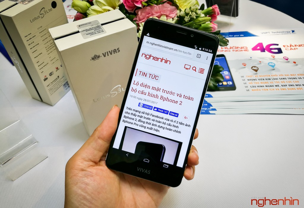 Vivas Lotus S3 LTE - smartphone Việt ra mắt thị trường Việt giá 4 triệu ảnh 6