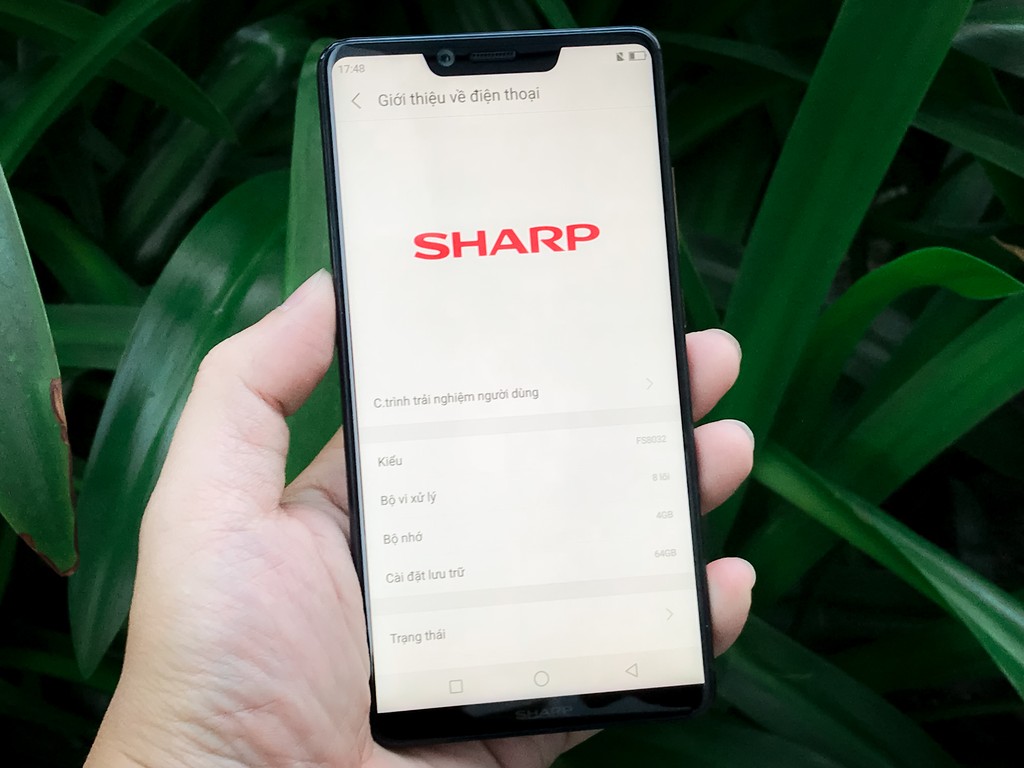 Mở hộp Sharp Aquos S3 tại Việt Nam: màn hình tai thỏ ảnh 15