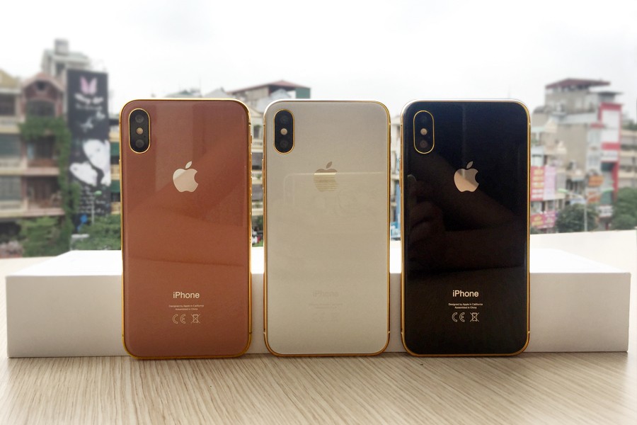 iPhone 8 mạ vàng 24K tại Việt Nam giá từ 35 triệu ảnh 1