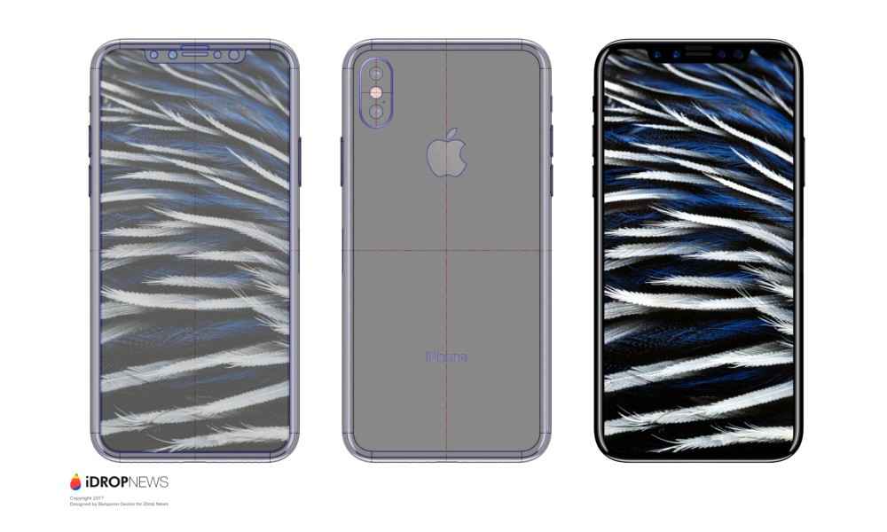 Concept iPhone 8 so dáng với iPhone 7 Plus và Galaxy S8+  ảnh 1